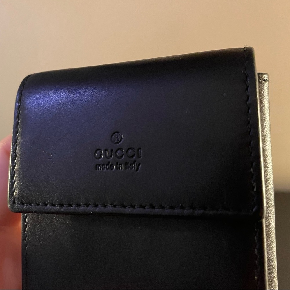 GUCCI Rare Key Case Leather Black - Picture 5 of 16